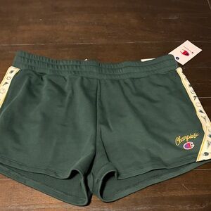 Champion Women's Athletic Shorts in Dark Green